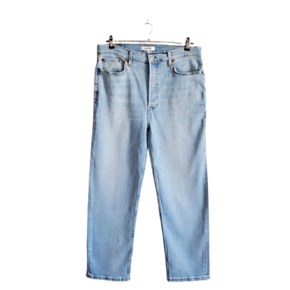 RE/DONE 70s Comfort Stretch High Rise Stove Pipe Jeans